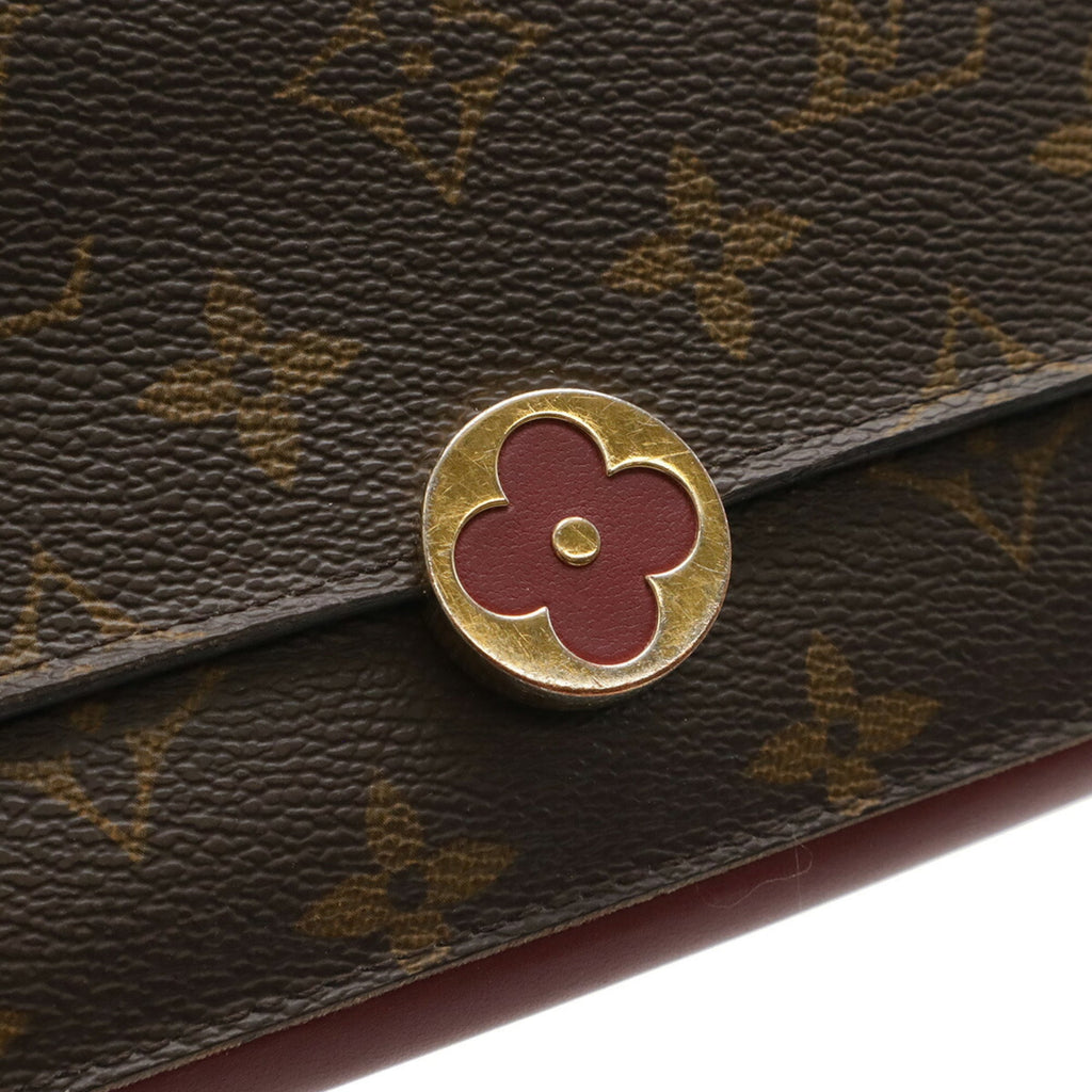 Louis Vuitton Monogram Fuchsia Monogram Long Wallet