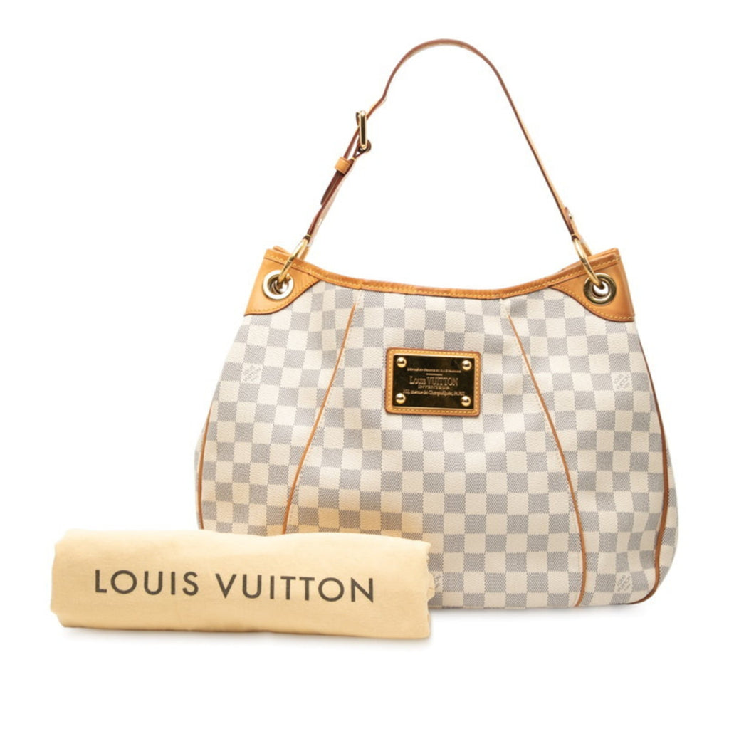 Louis Vuitton White Pvc Leather Shoulder Bag
