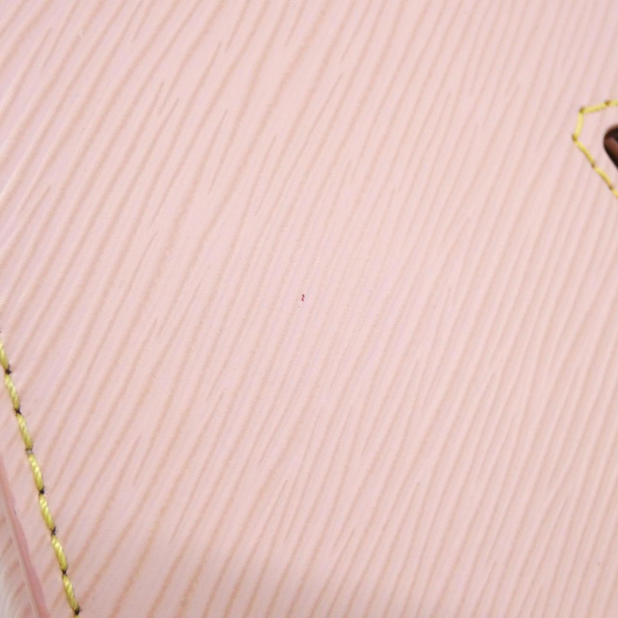 Louis Vuitton Pink Leather Shoulder Bag