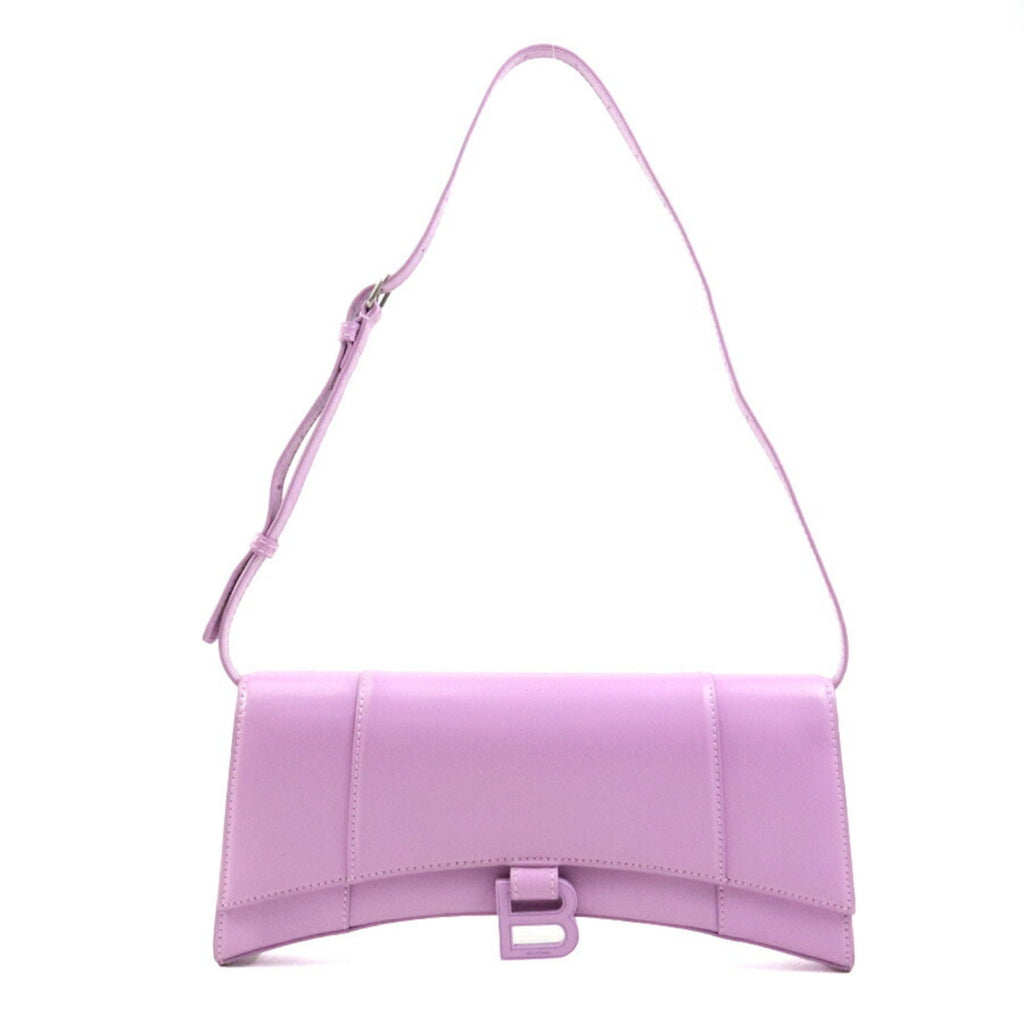 Balenciaga Pink Purple Leather Shoulder