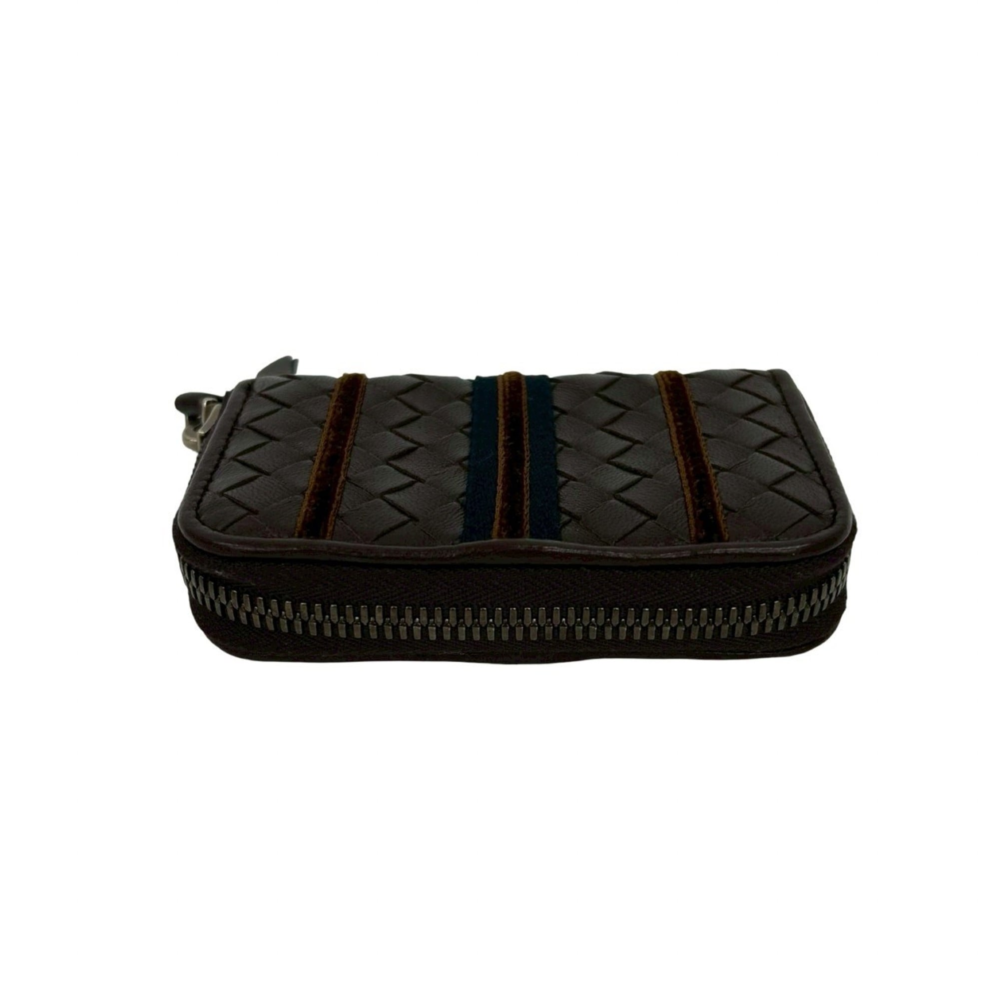 Bottega Veneta Brown Leather Coin Purse/Coin Case