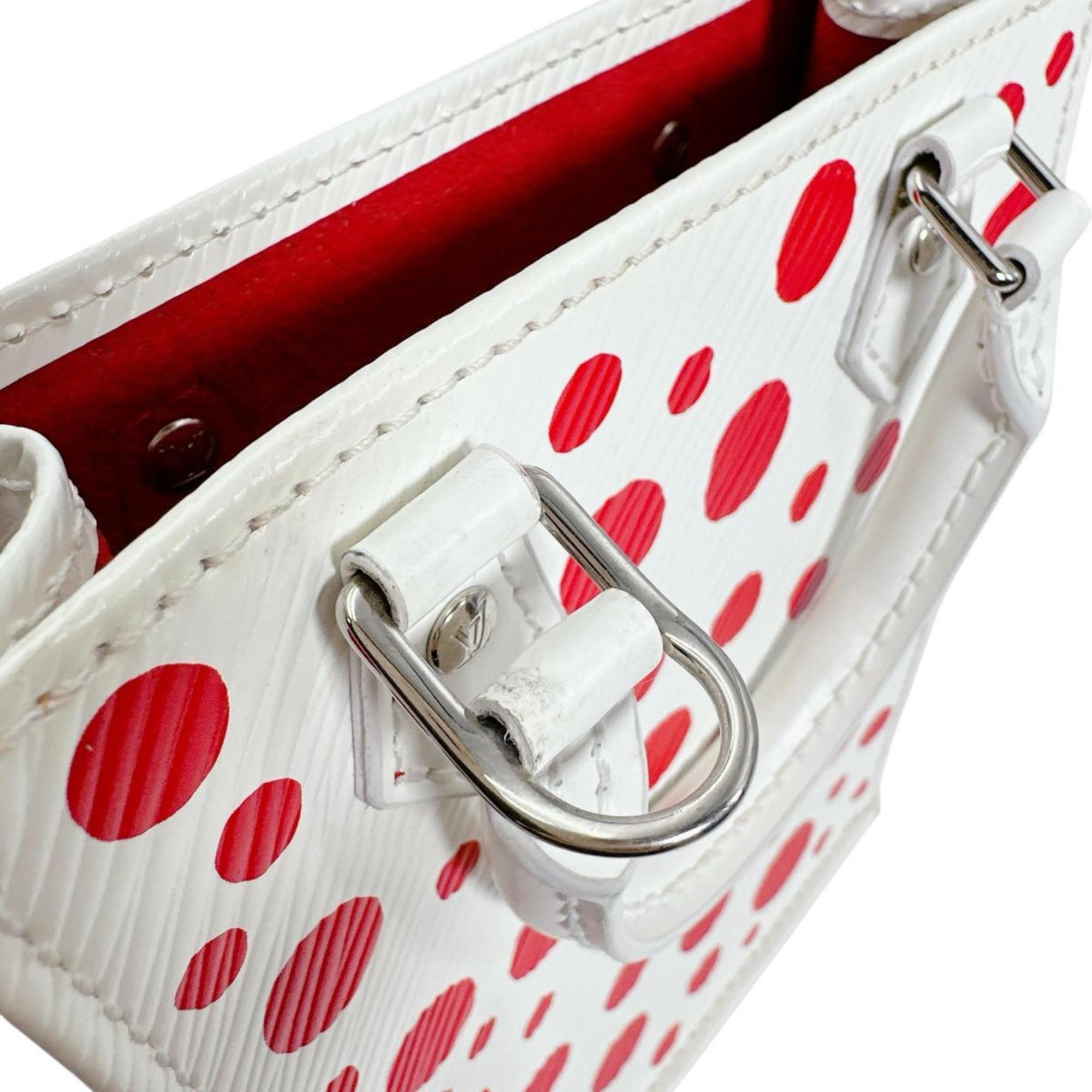 Louis Vuitton White Epi Leather Handbag Shoulder Bag