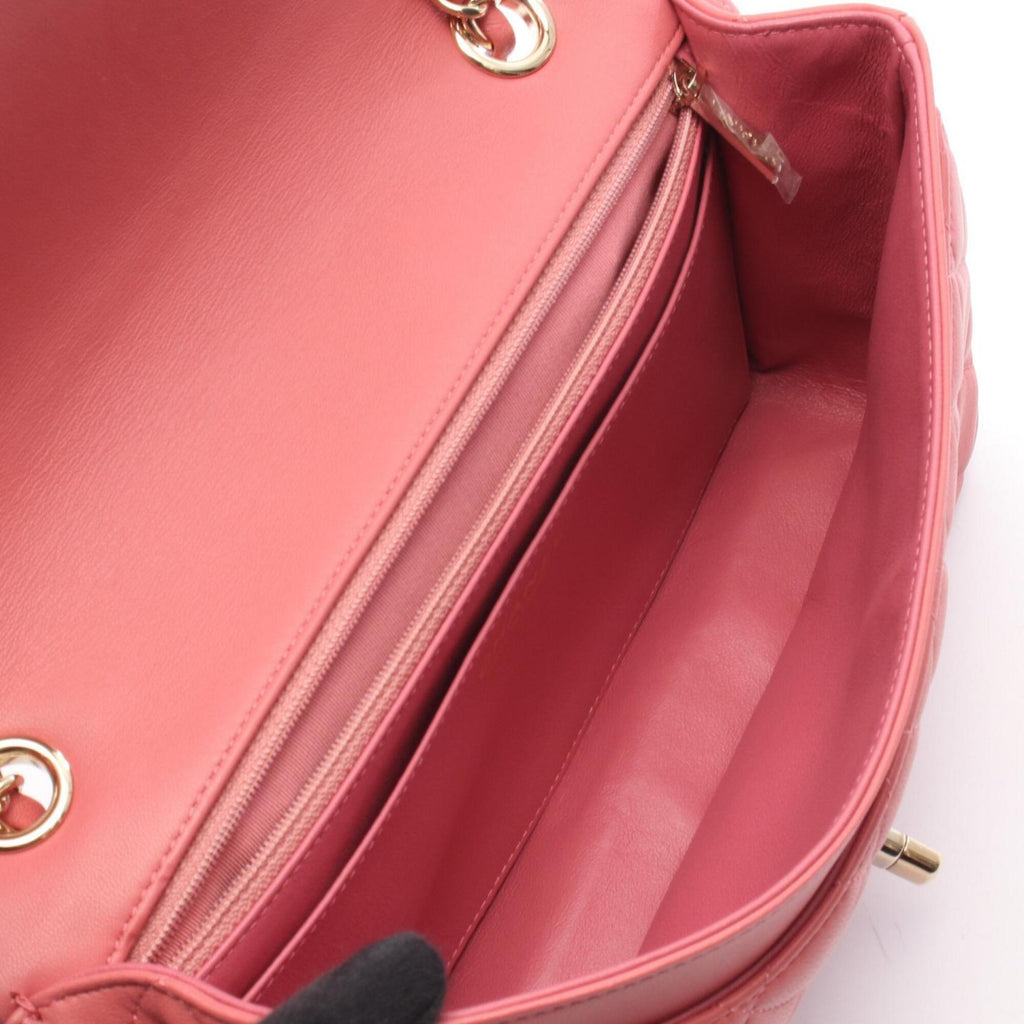 Chanel Pink Leather Handbag Shoulder Bag