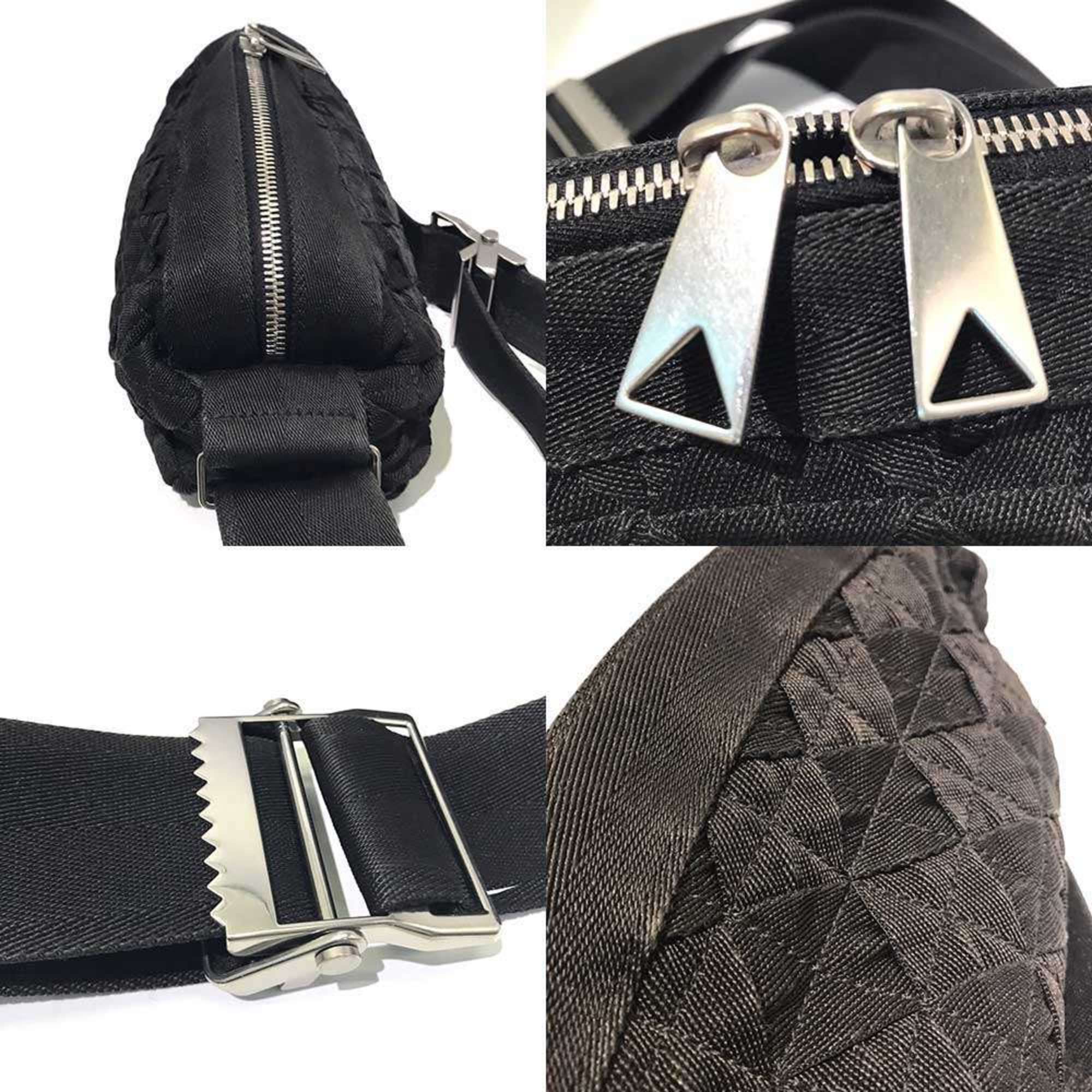Bottega Veneta Black Intrecciato Sling Bag