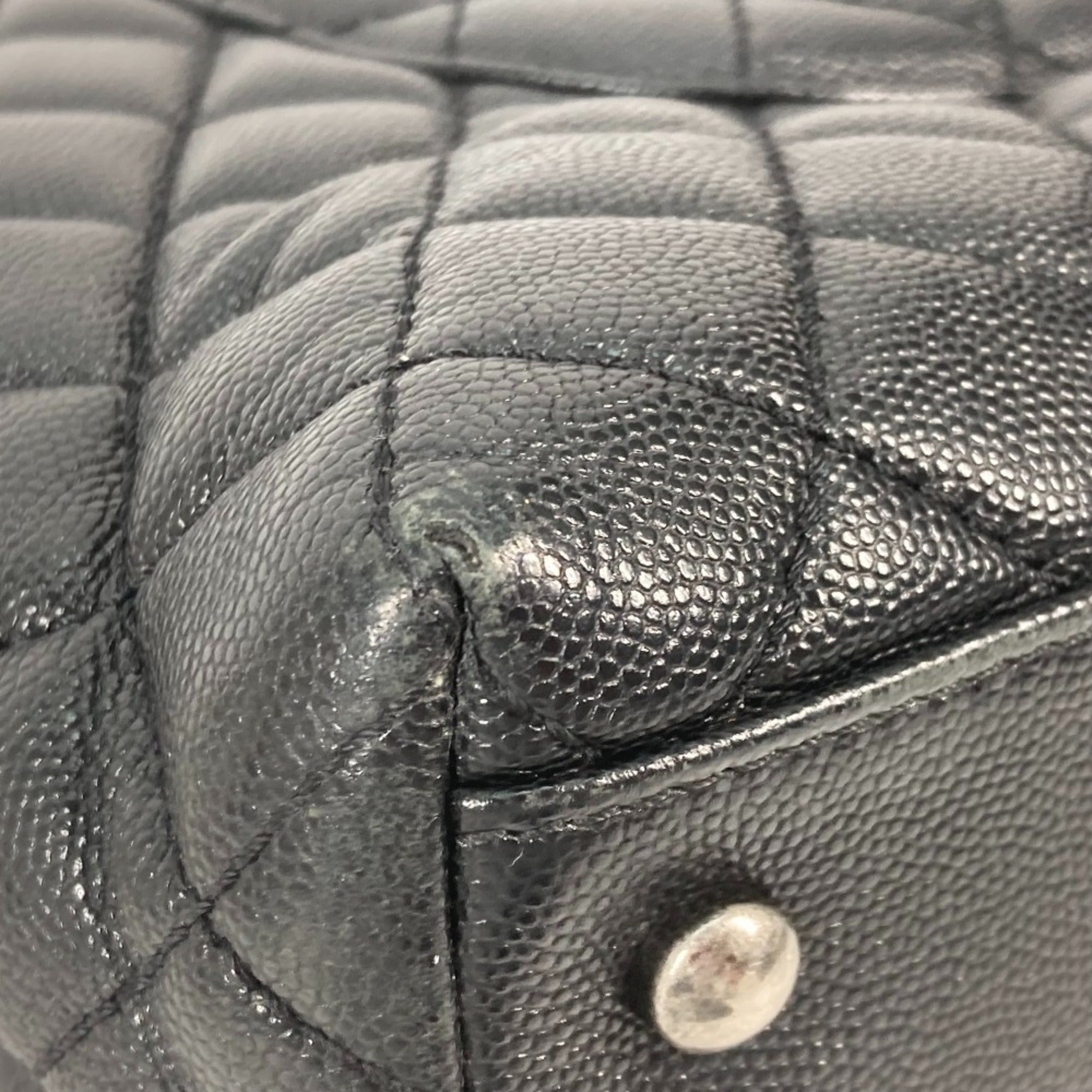 Chanel Black Leather Handbag