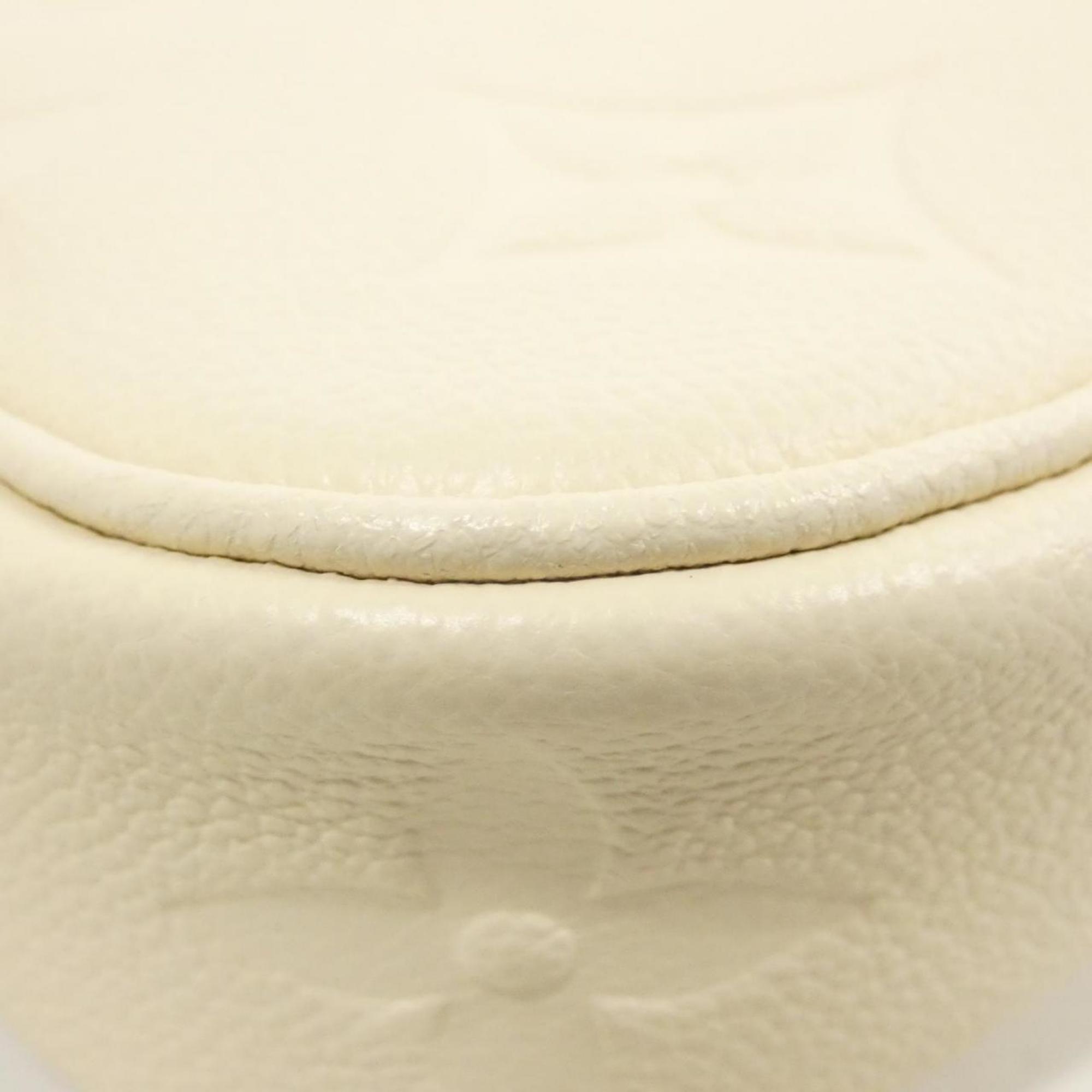 Louis Vuitton Cream Leather Shoulder Bag