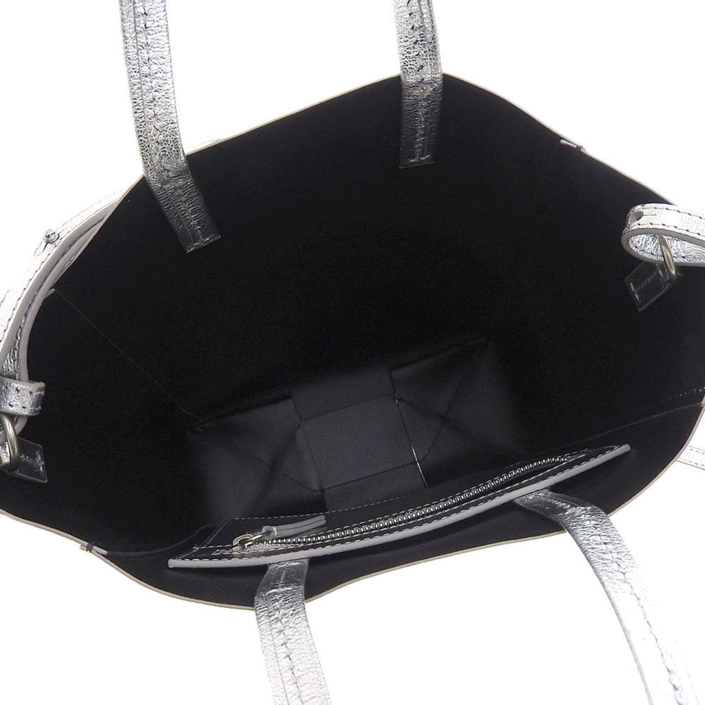 Celine Silver Leather Handbag Shoulder Bag