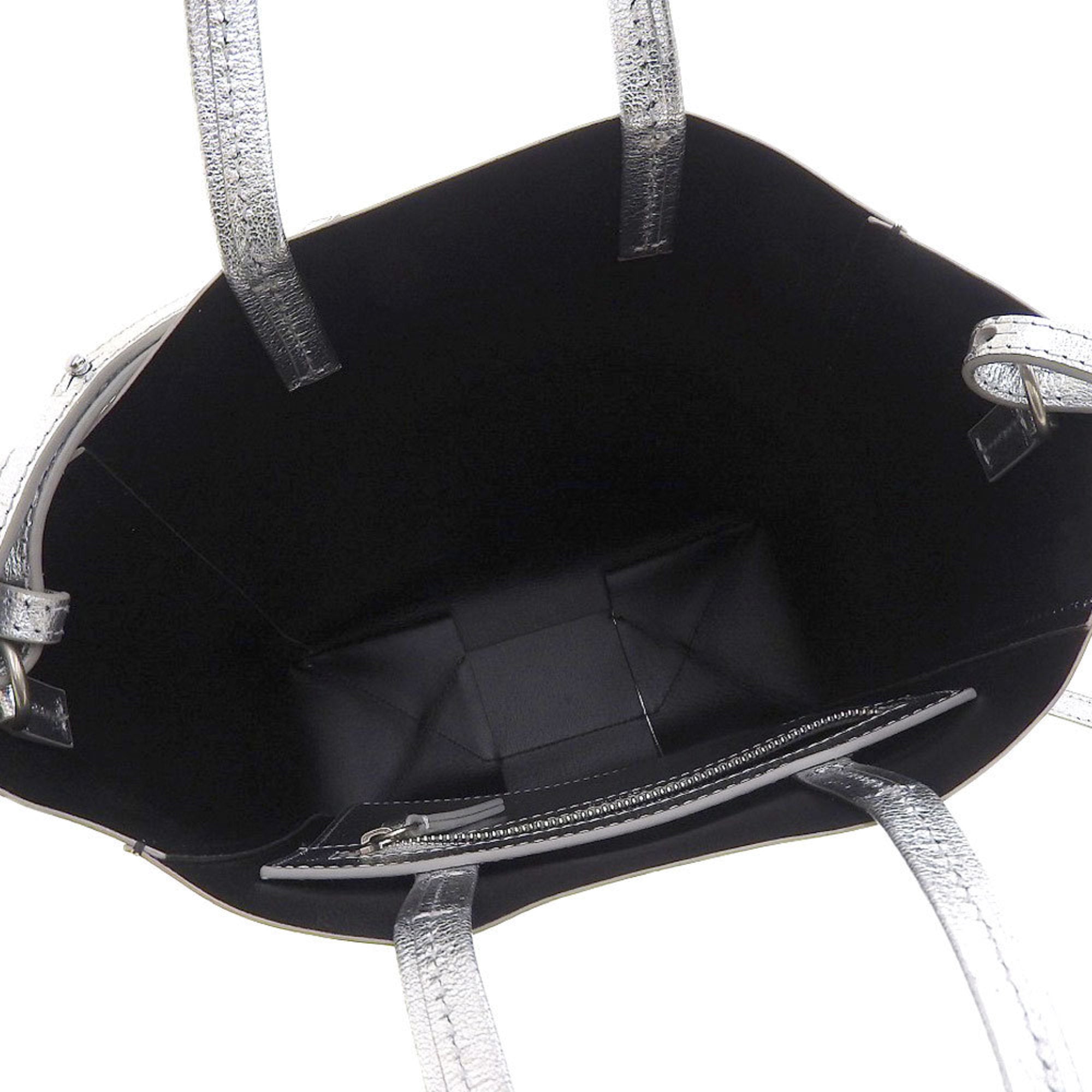 Celine Silver Leather Handbag Shoulder Bag