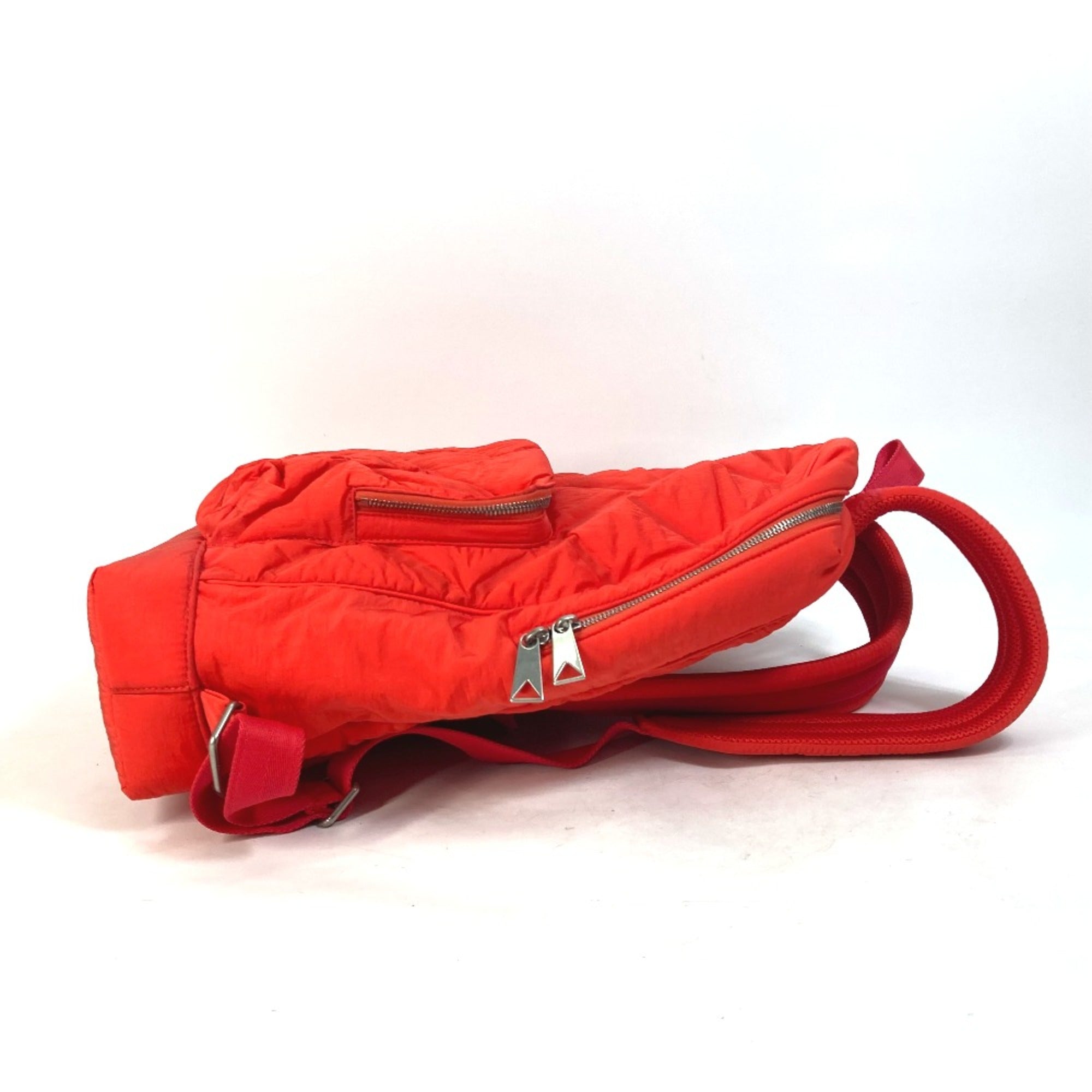 Bottega Veneta Red Cloth Backpack