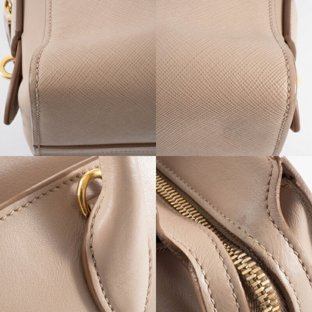 Prada Beige Leather Handbag
