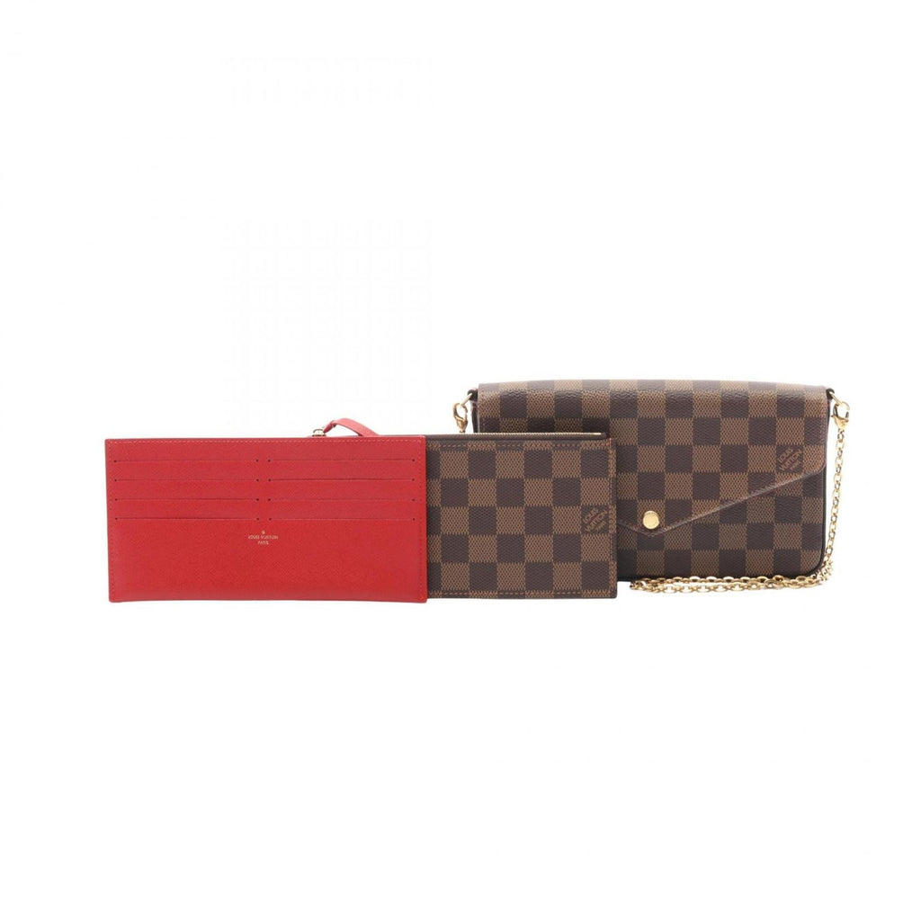 Louis Vuitton Brown Damier Canvas Coated Canvas Pochette Shoulder Bag