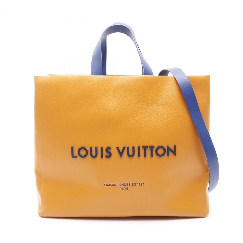 Louis Vuitton Orange Saffron Leather Tote Bag