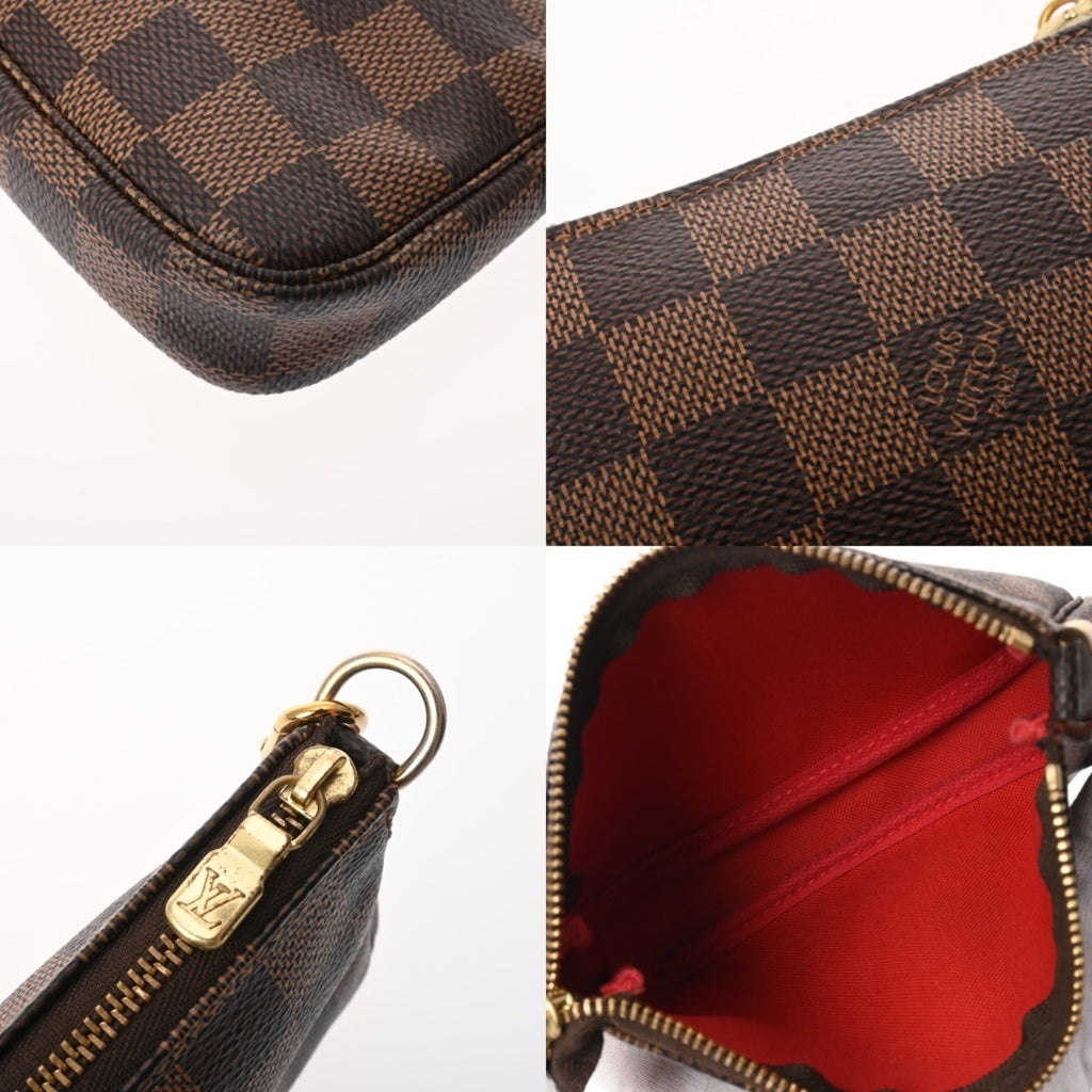 Louis Vuitton Damier Brown Damier Canvas Pochette Pouch