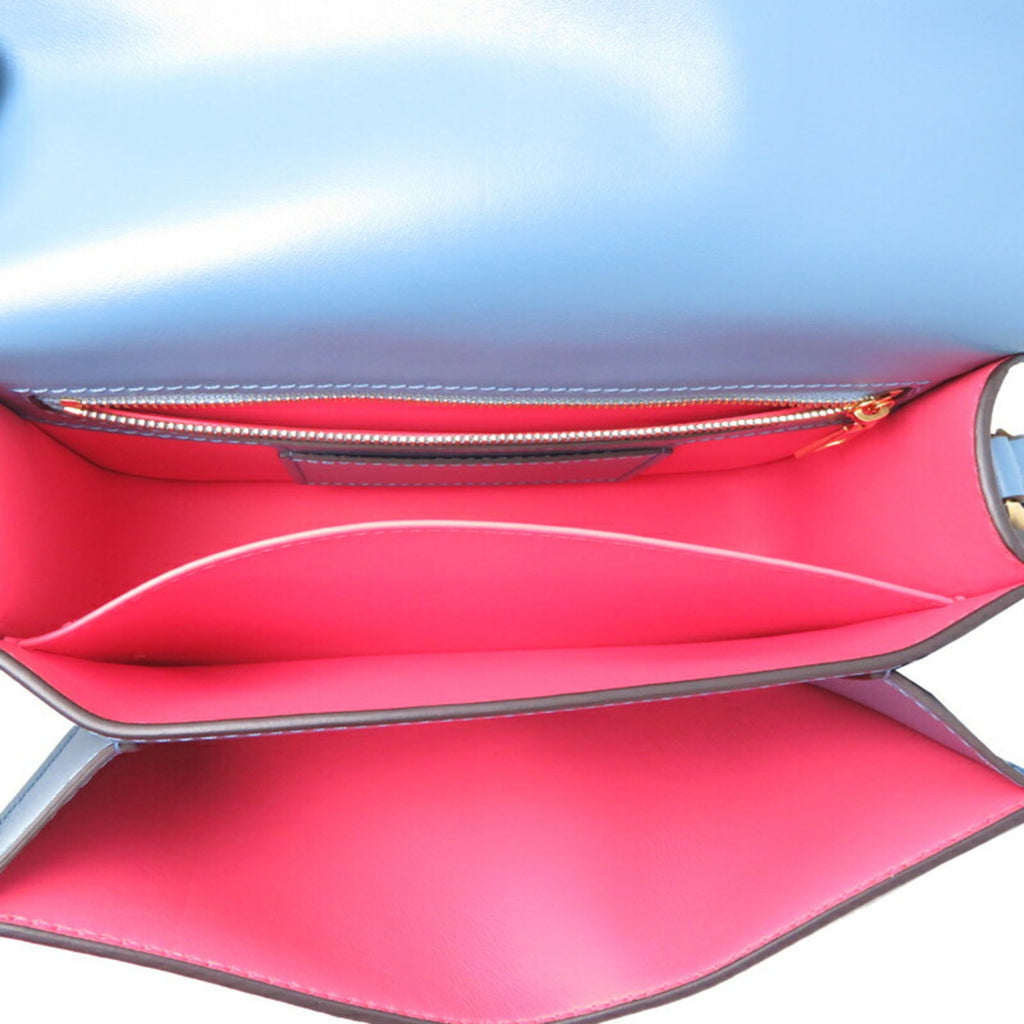 Louis Vuitton Blue Leather Shoulder Bag
