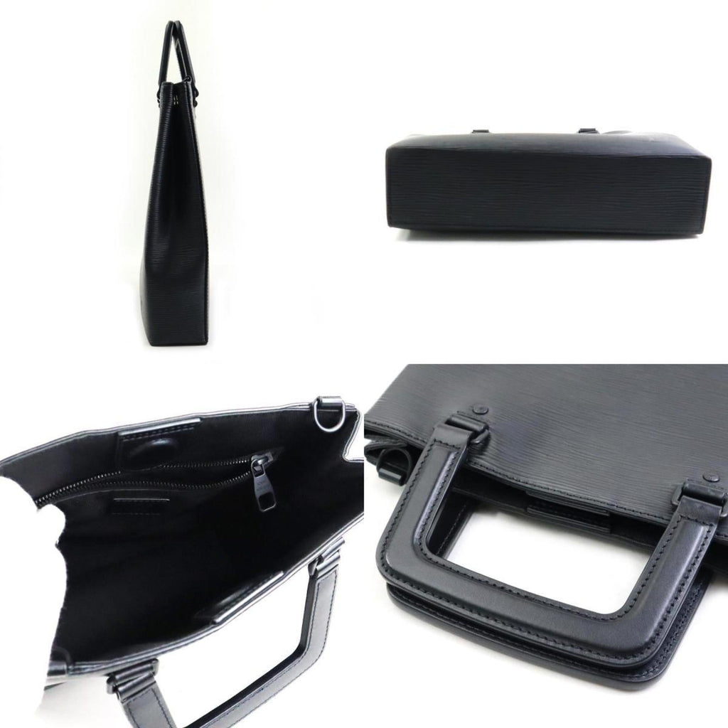 Louis Vuitton Noir Epi Leather Handbag Shoulder Bag