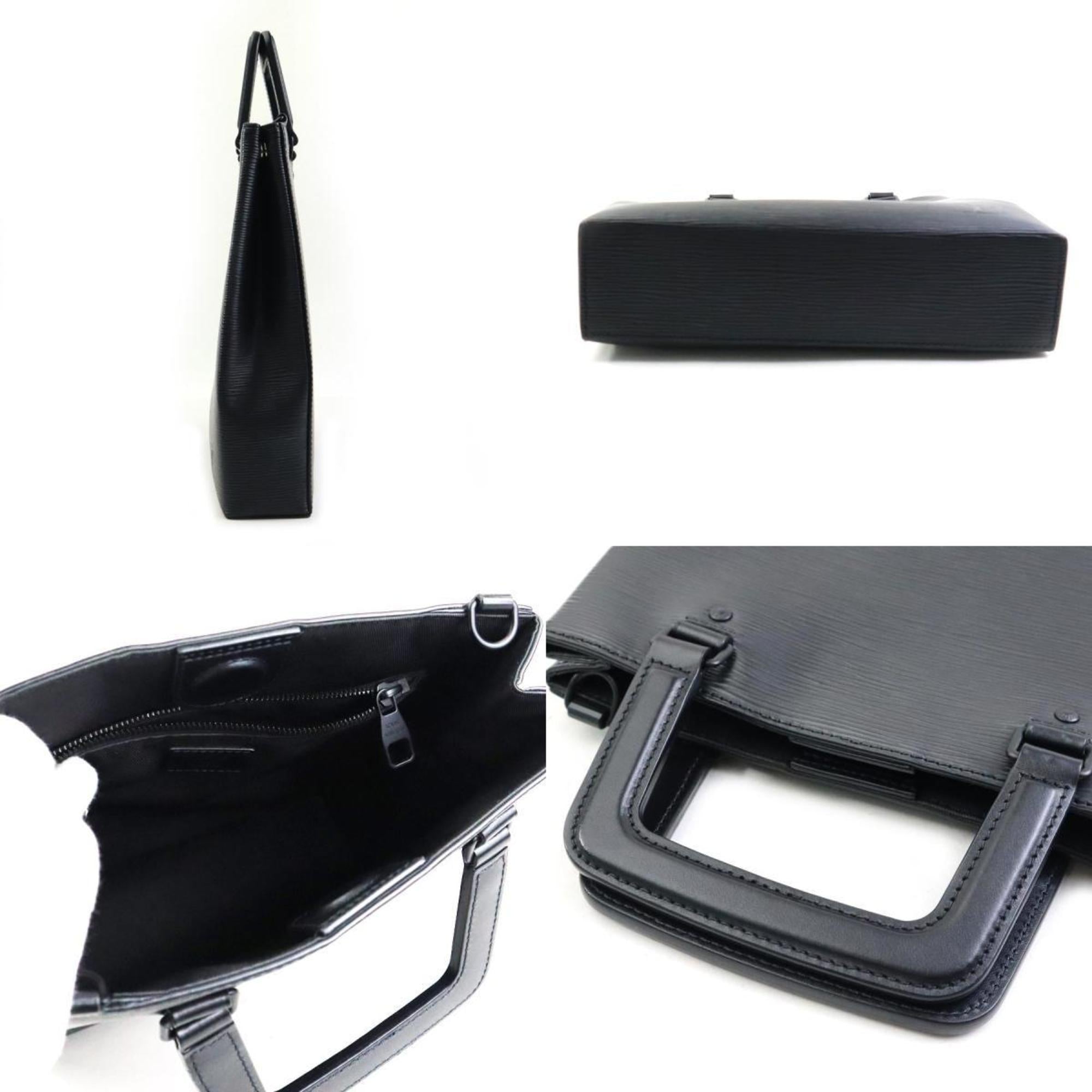 Louis Vuitton Noir Epi Leather Handbag Shoulder Bag