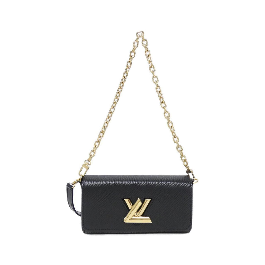 Louis Vuitton Black Leather Handbag Pochette