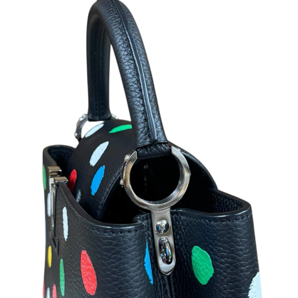 Louis Vuitton Black Multi-Color Leather Shoulder Bag