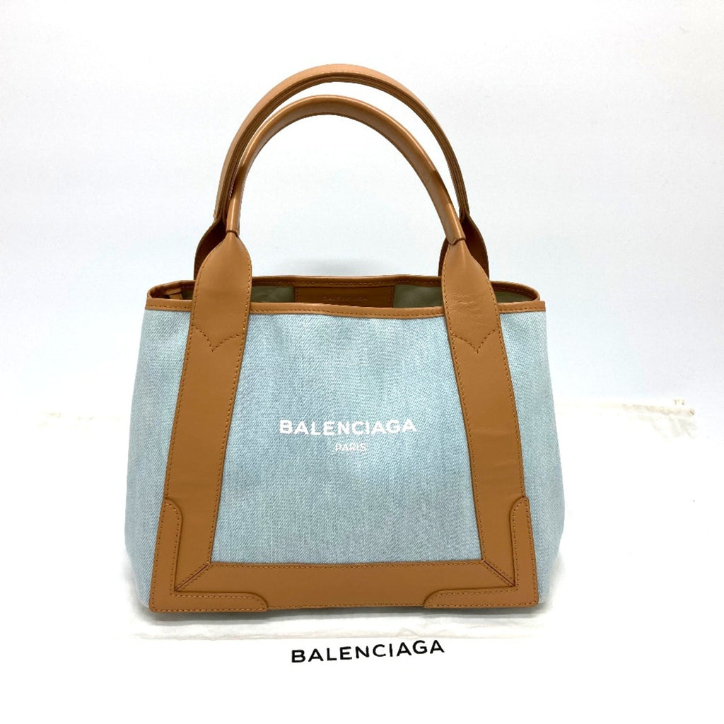 Balenciaga Blue Leather Tote