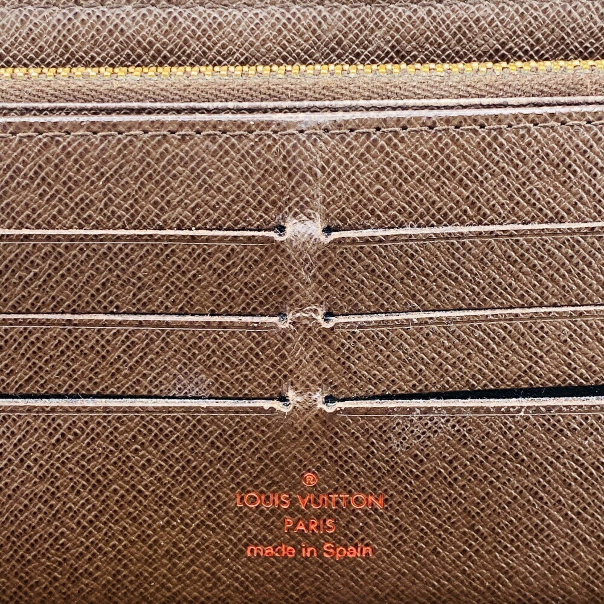 Louis Vuitton Brown Leather Long Wallet