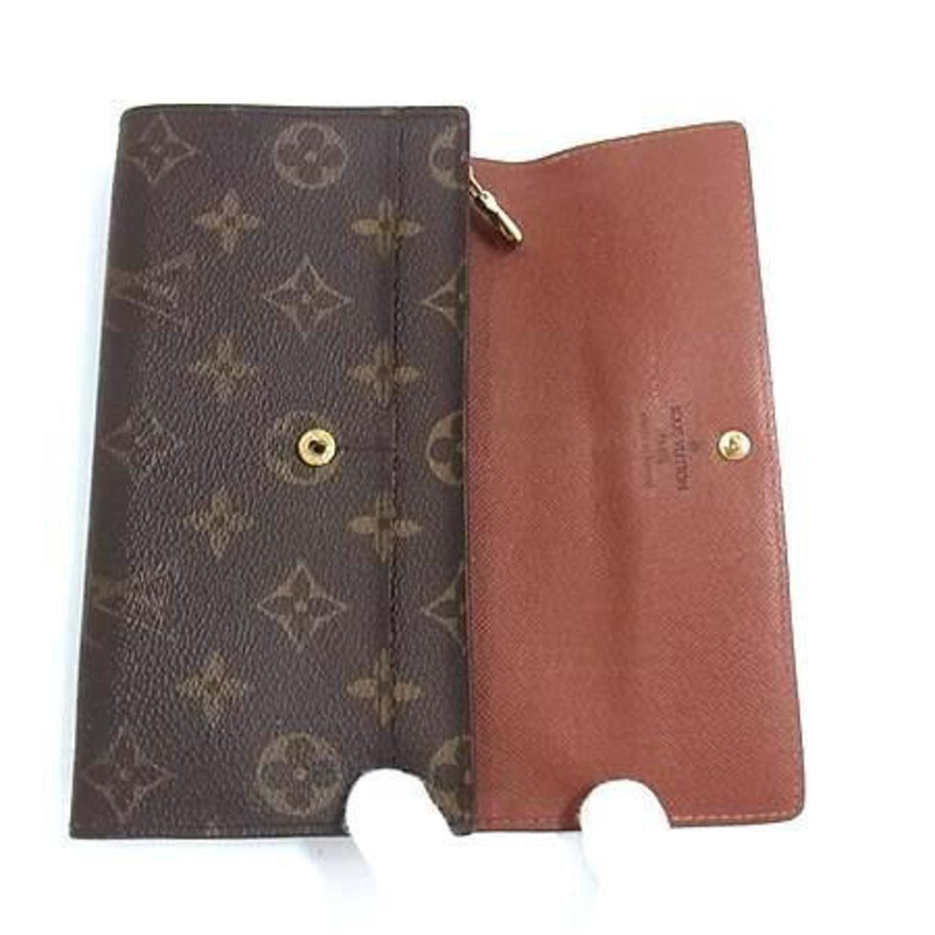 Louis Vuitton Monogram Brown Pvc Leather Long Wallet