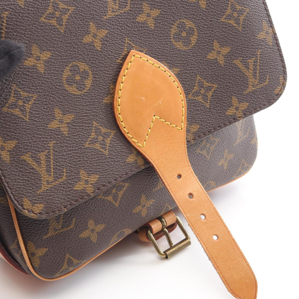 Louis Vuitton Brown Coated Canvas Pvc Leather Monogram Shoulder Bag