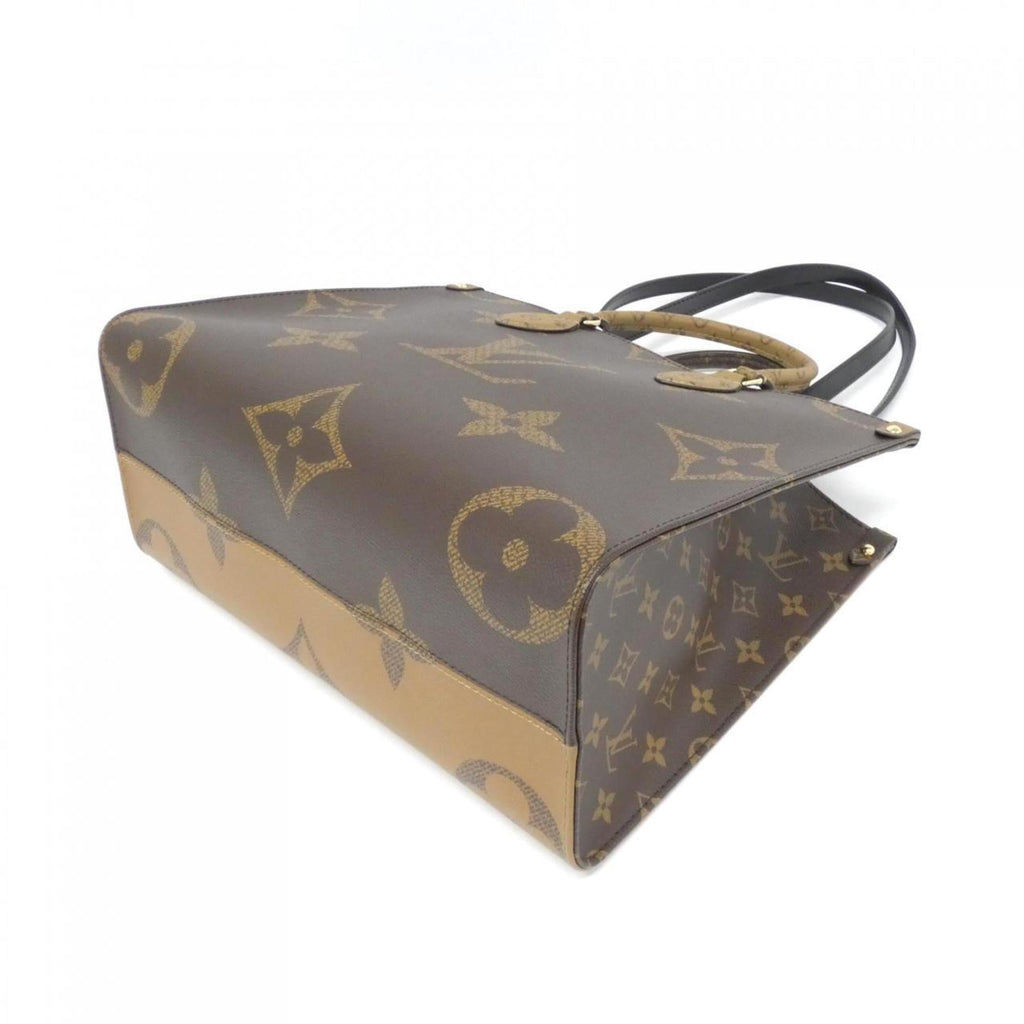 Louis Vuitton Marron Coated Canvas Handbag