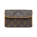 Louis Vuitton Monogram Marron Coated Canvas Fanny Pack Pochette