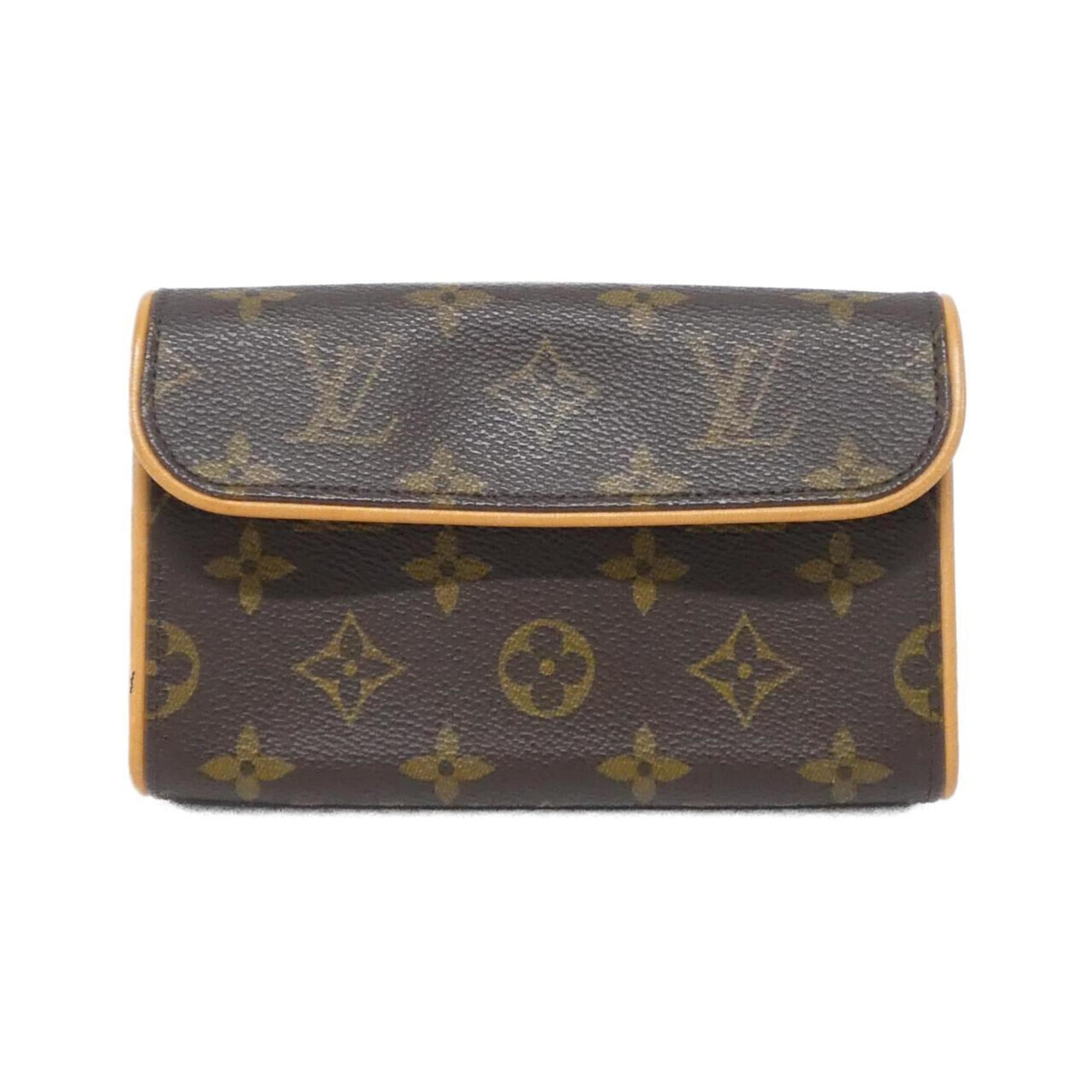 Louis Vuitton Monogram Marron Coated Canvas Fanny Pack Pochette