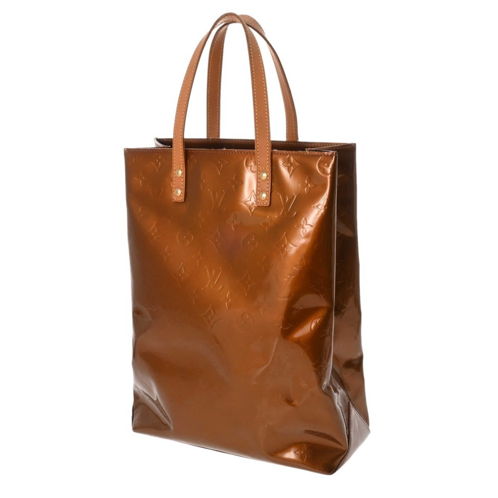 Louis Vuitton Bronze Monogram Vernis Handbag