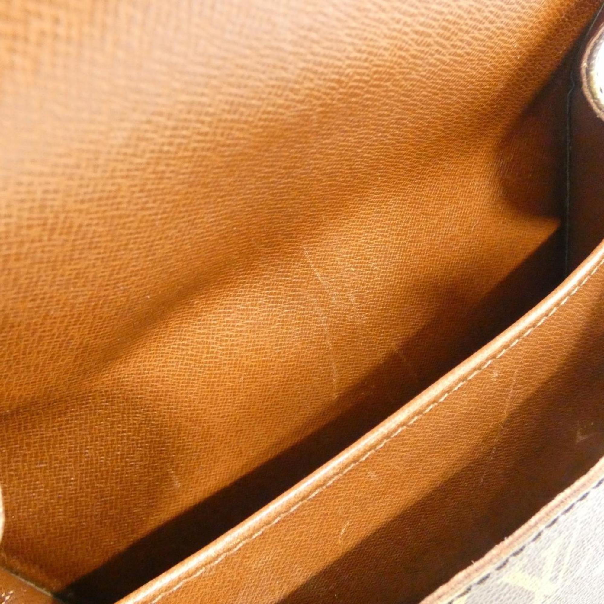 Louis Vuitton Marron Coated Canvas Shoulder Bag
