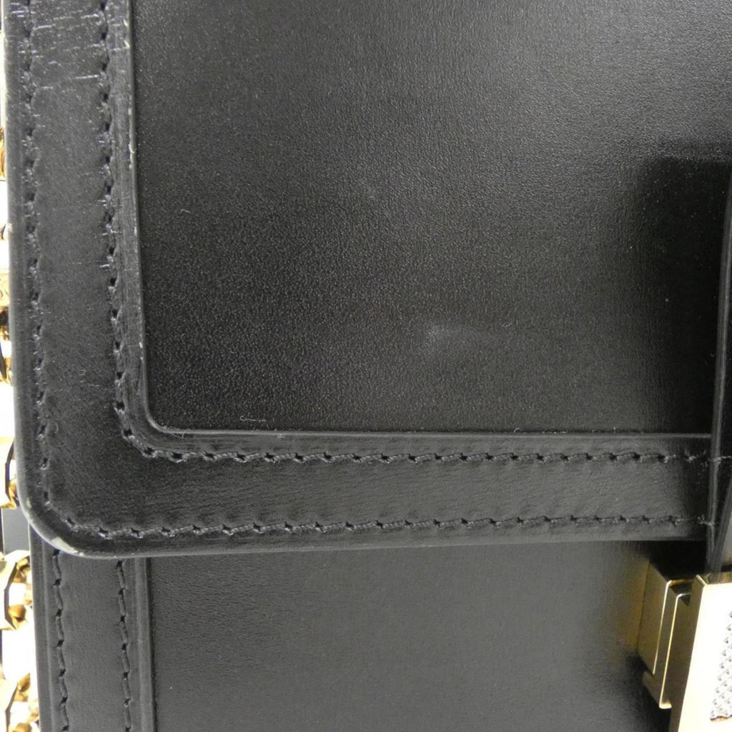 Louis Vuitton Black Leather Shoulder Bag