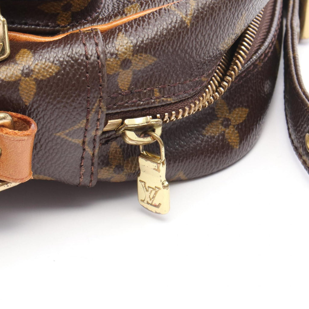 Louis Vuitton Brown Monogram Pvc Coated Canvas Leather Shoulder Bag