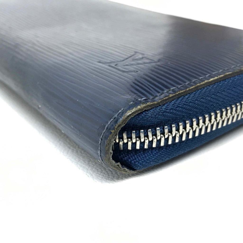 Louis Vuitton Blue Leather Long Wallet