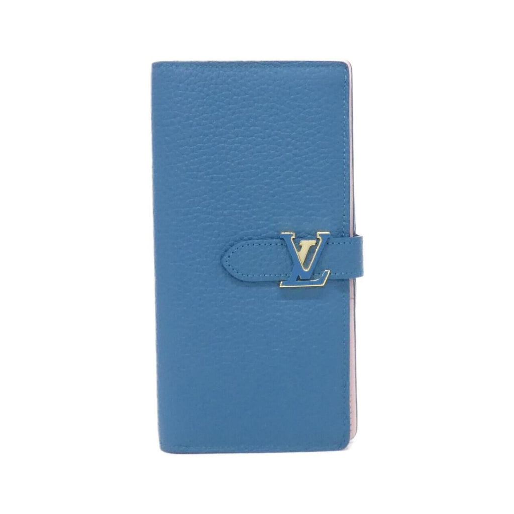 Louis Vuitton Blue Leather Long Wallet