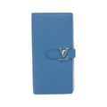 Louis Vuitton Blue Leather Long Wallet
