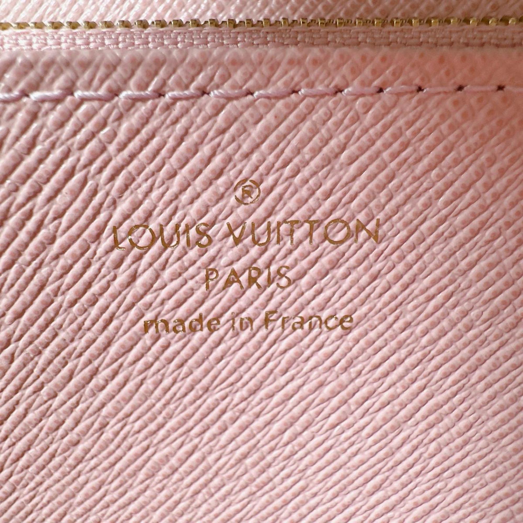Louis Vuitton Brown Monogram Rose Ballerine Monogram Long Wallet