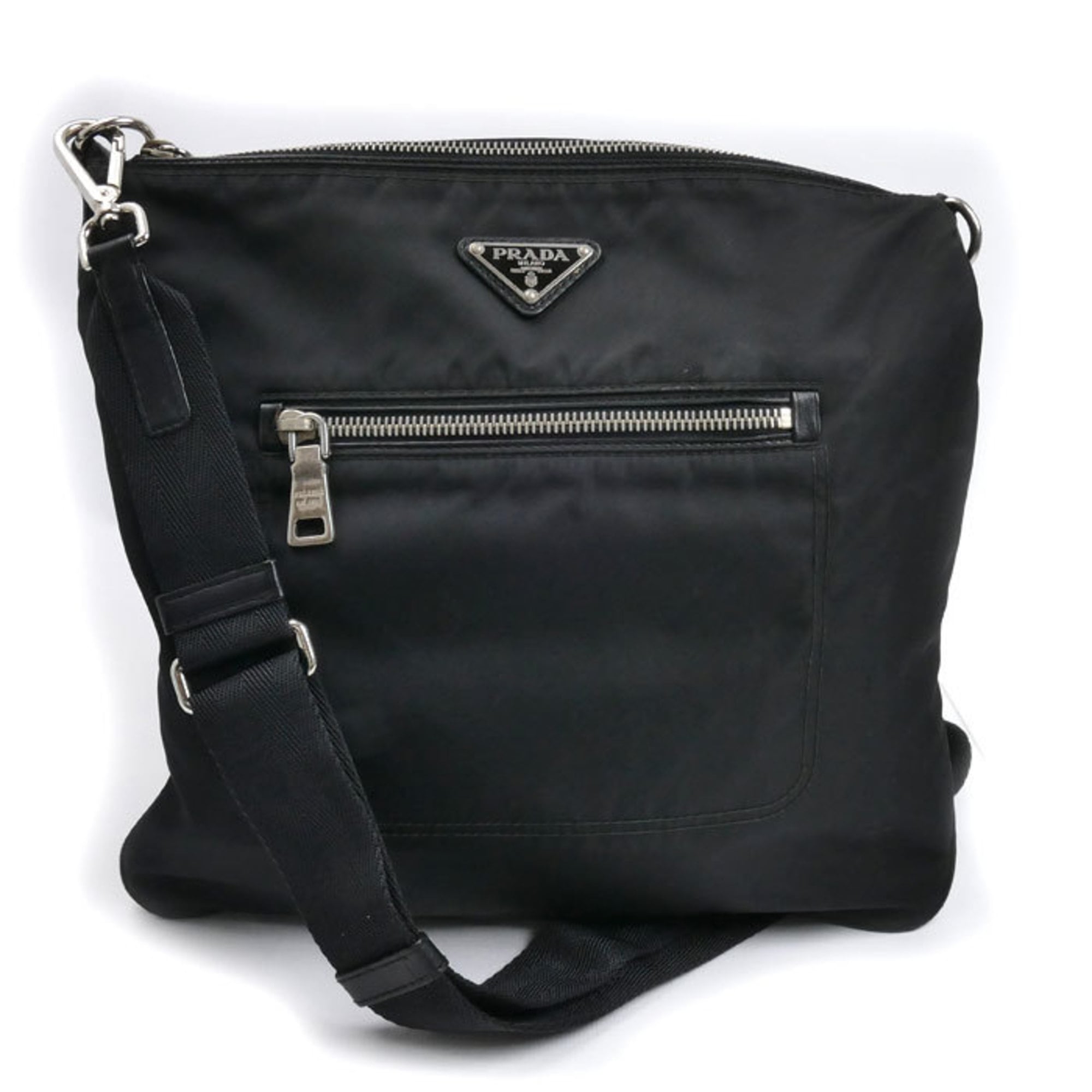 Prada Black Nylon Shoulder Bag