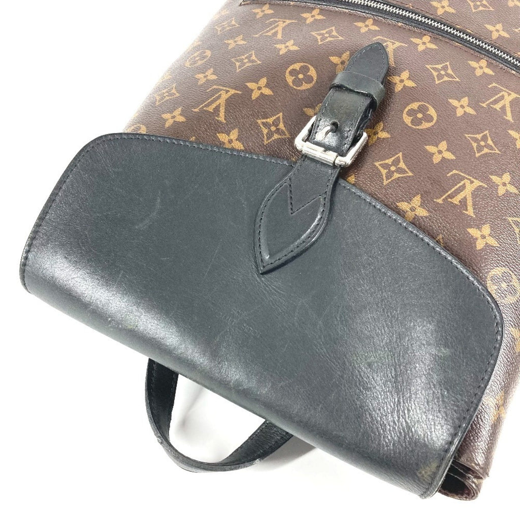 Louis Vuitton Black Brown Galle Monogram Backpack