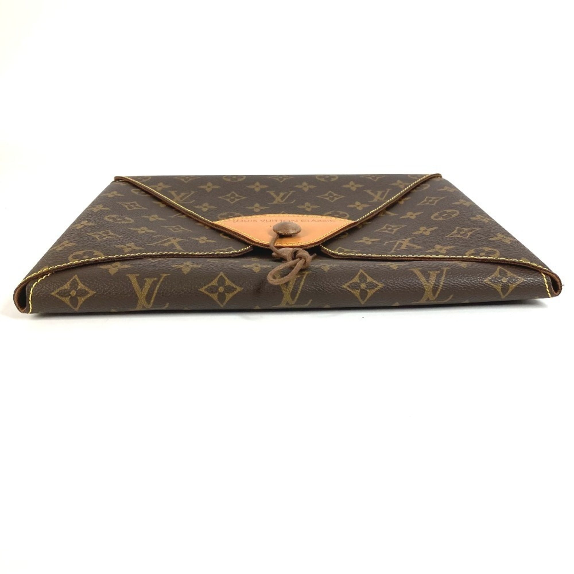 Louis Vuitton Monogram Brown Monogram Clutch Bag