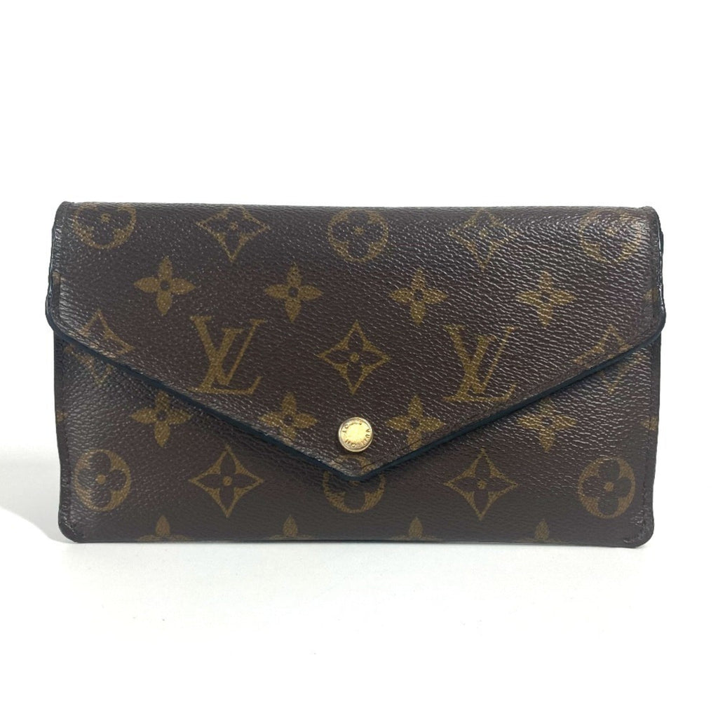 Louis Vuitton Monogram Brown Pink Monogram Long Wallet