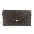 Louis Vuitton Monogram Brown Pink Monogram Long Wallet