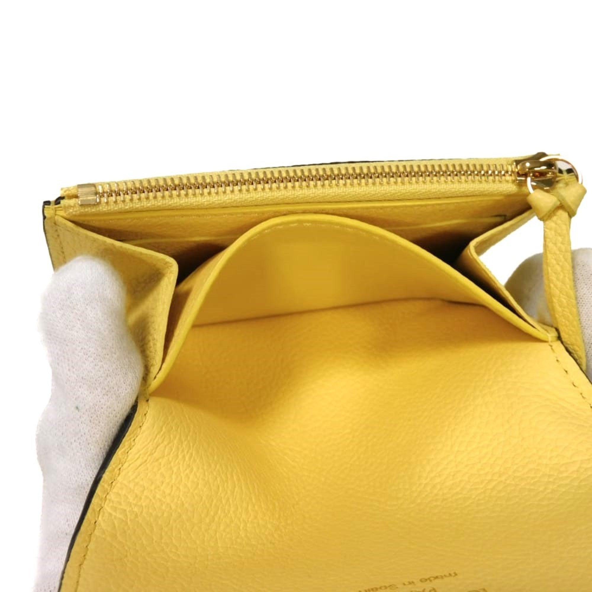 Louis Vuitton Jaune Monogram Yellow Monogram Empreinte Leather Wallet