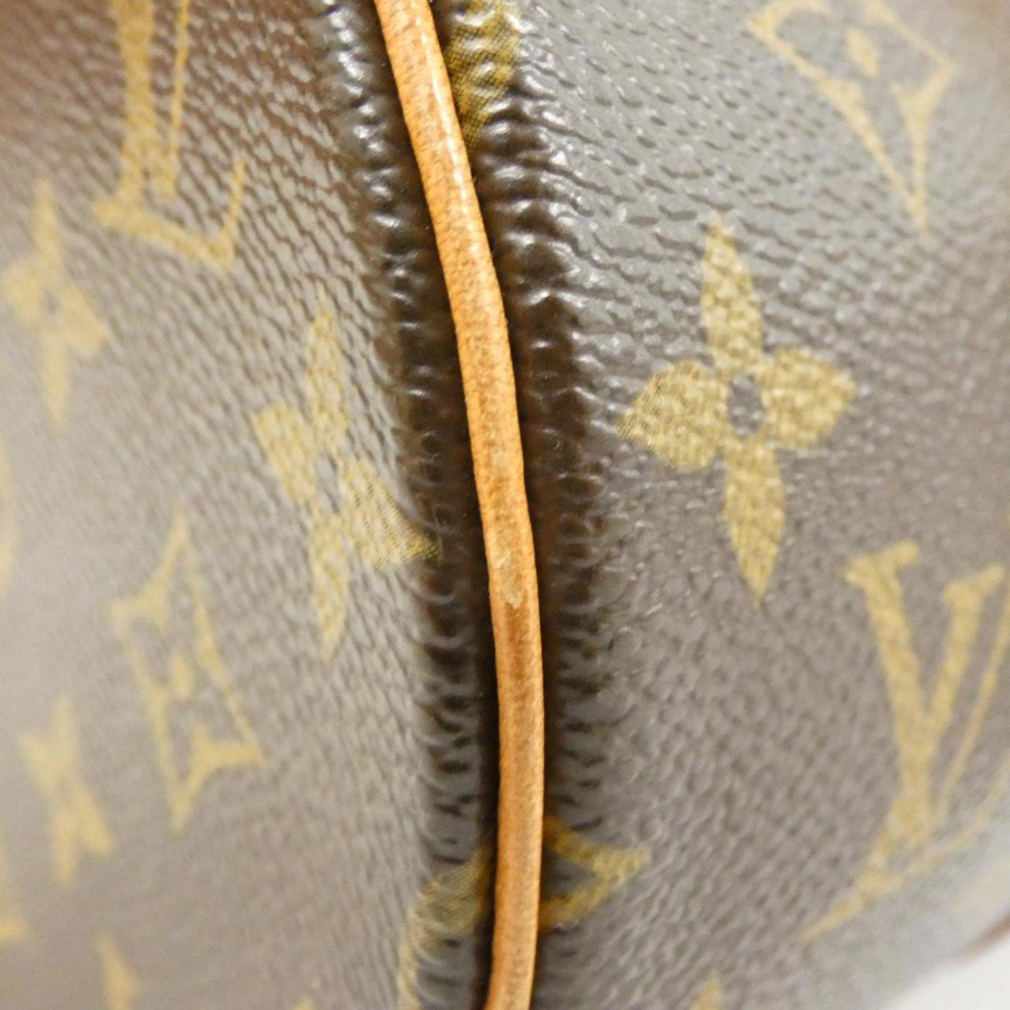 Louis Vuitton Marron Coated Canvas Handbag