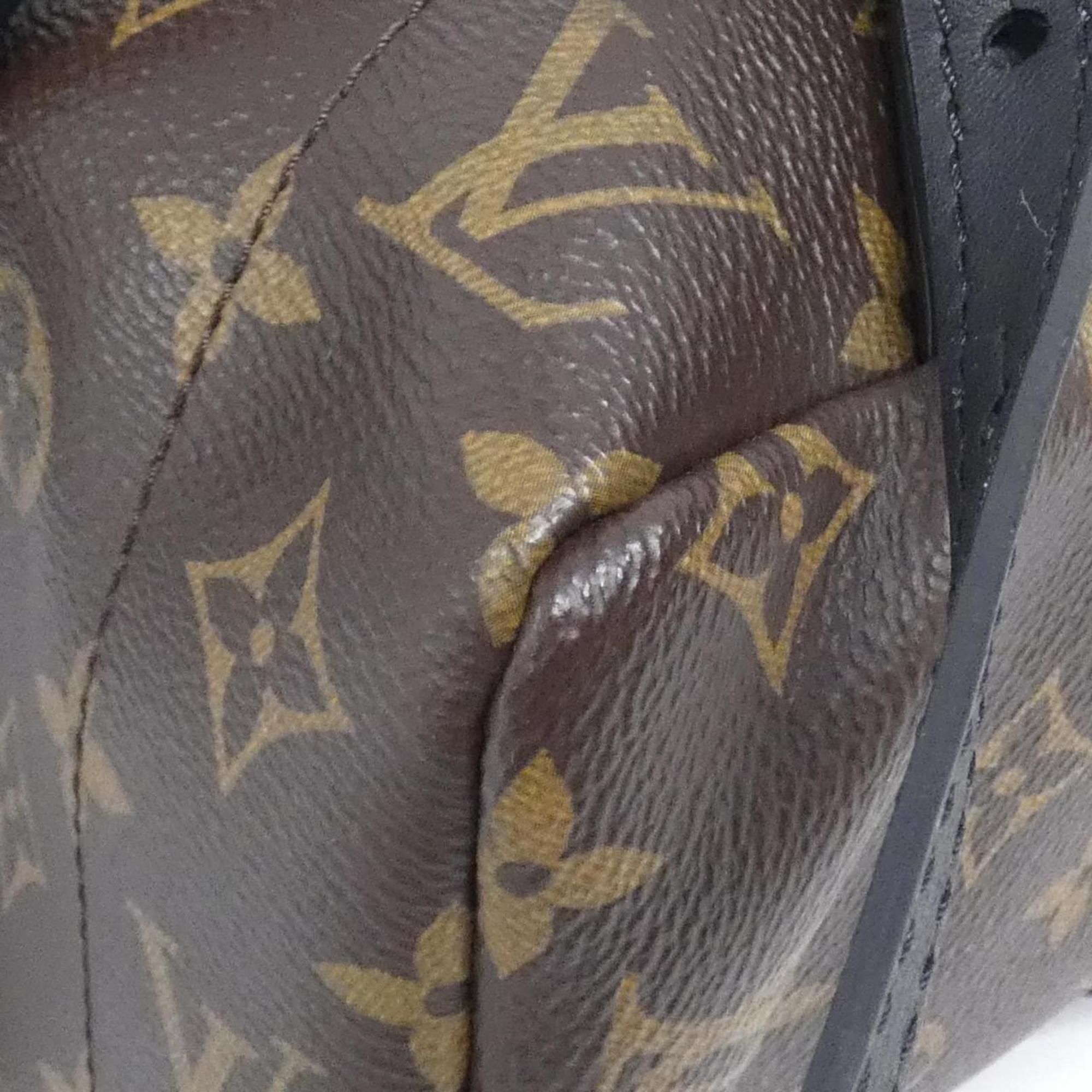Louis Vuitton Marron Coated Canvas Backpack
