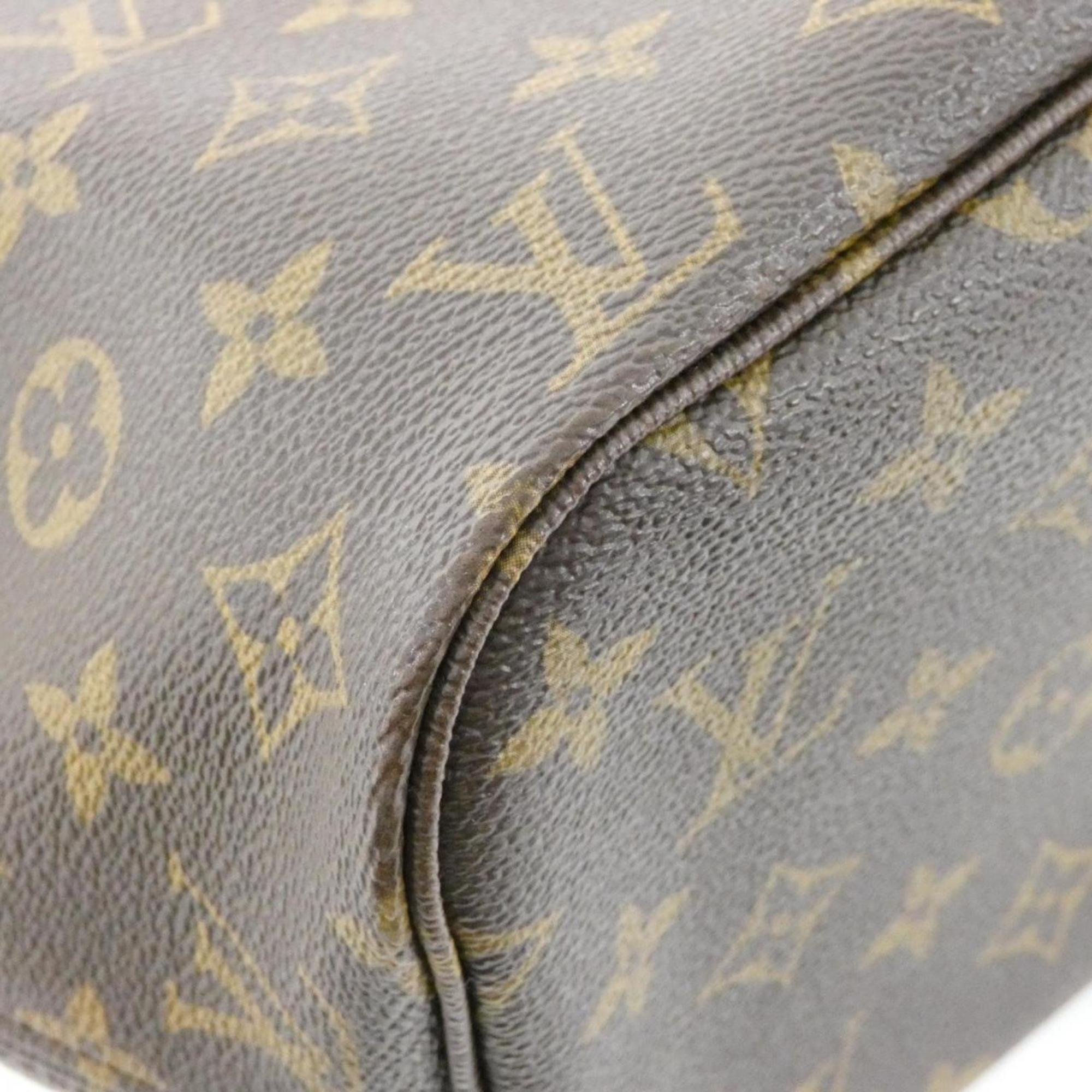 Louis Vuitton Marron Coated Canvas Handbag