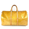 Louis Vuitton Beige Galle Monogram Vernis Boston Bag