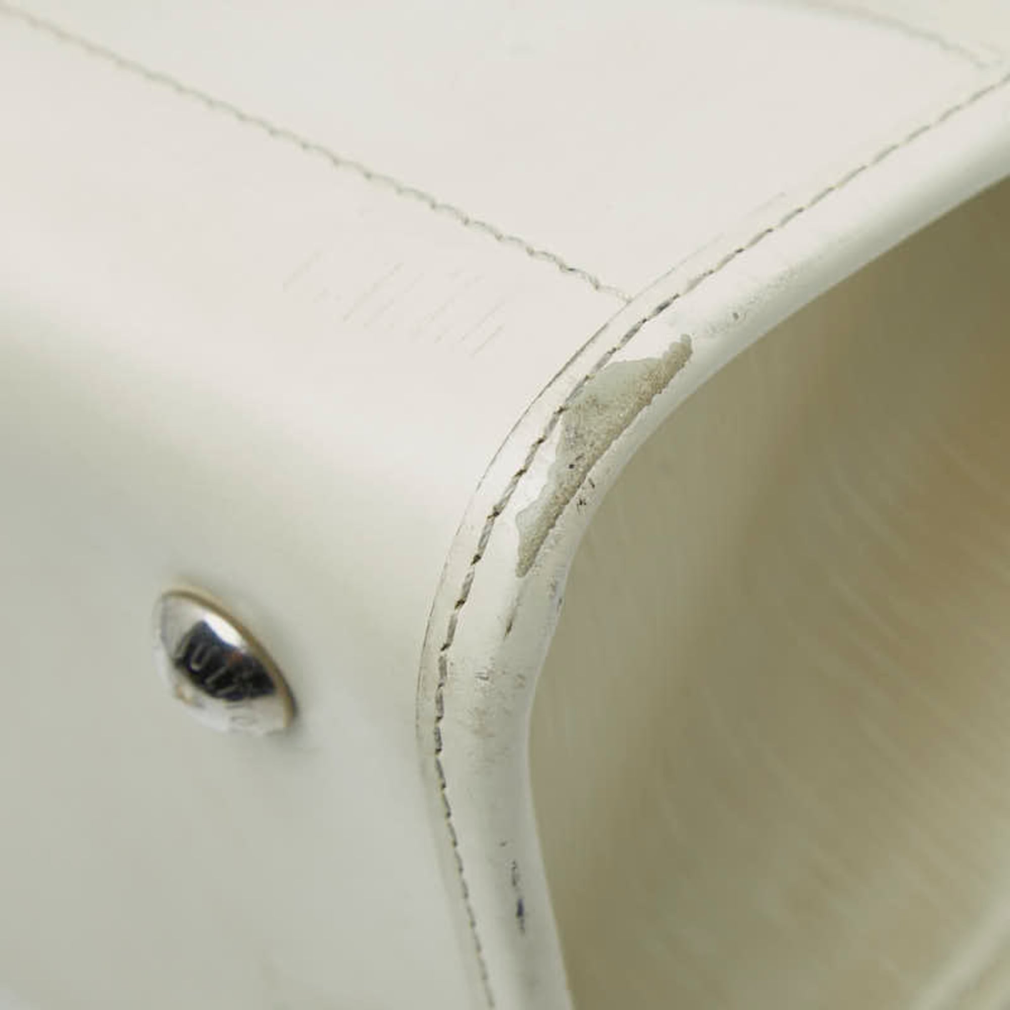 Louis Vuitton Lv Off White White Leather Shoulder Bag Tote Bag