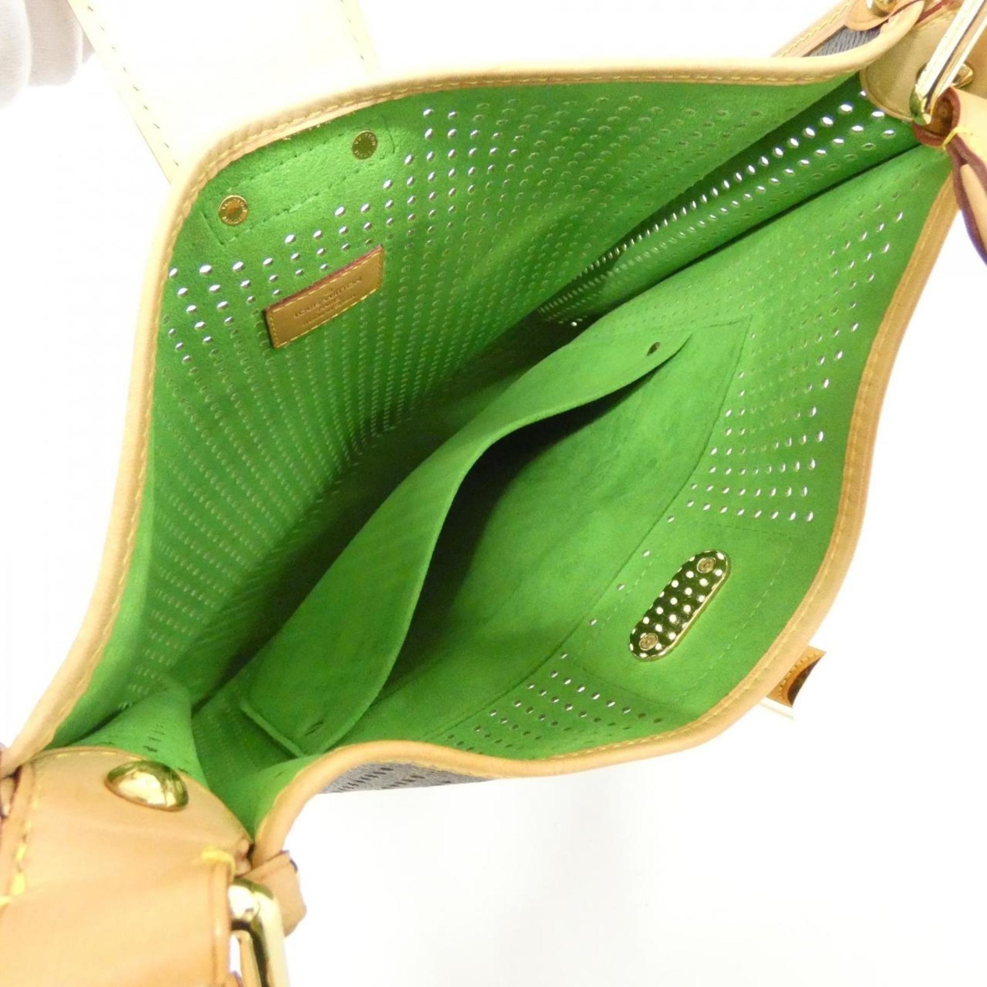 Louis Vuitton Marron Vert Coated Canvas Shoulder Bag