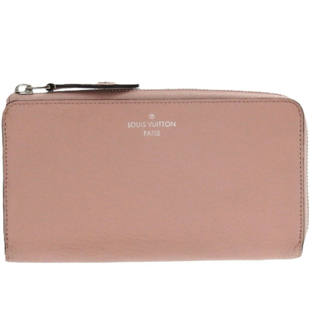 Louis Vuitton Magnolia Pink Leather Long Wallet